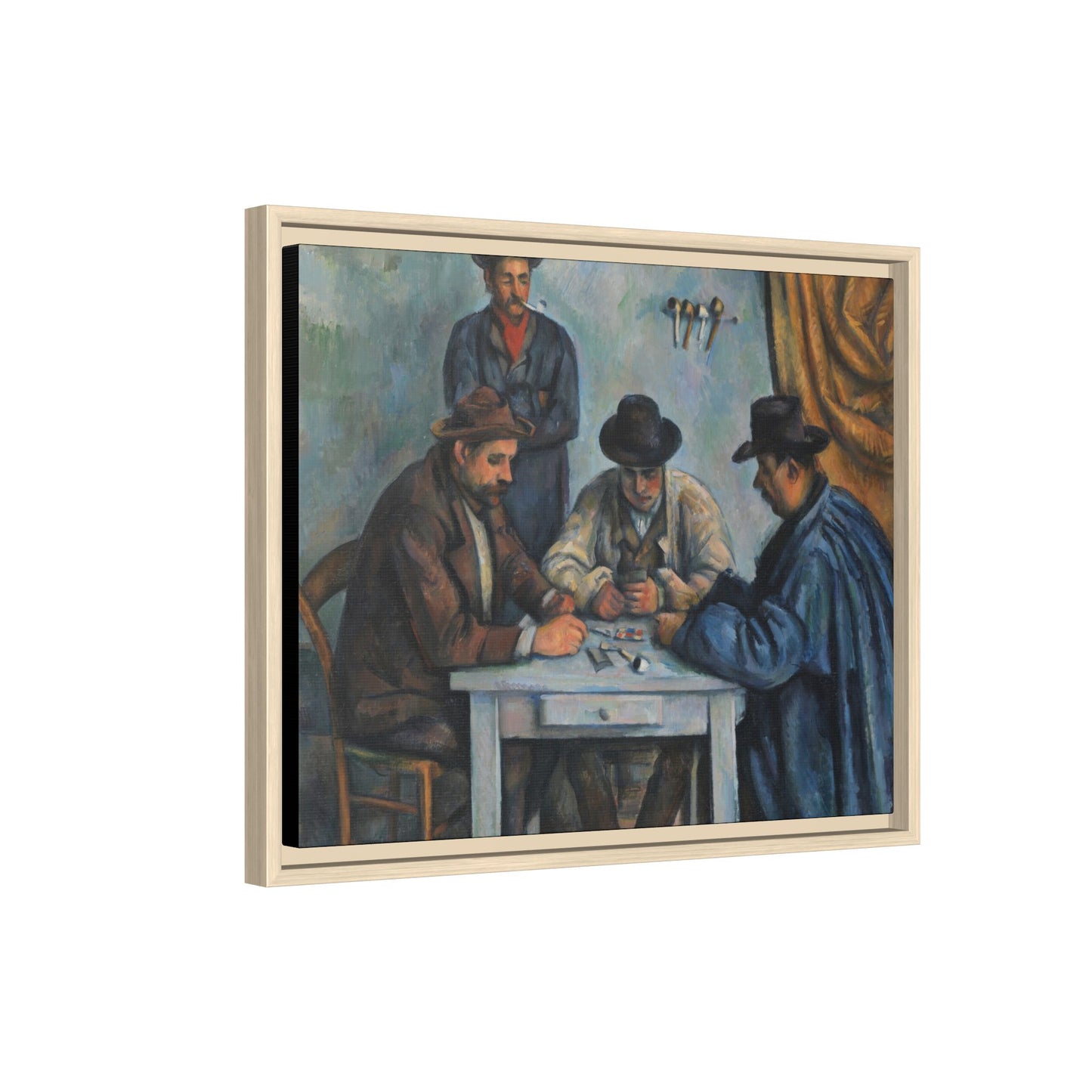 Cézanne, Paul - The Card Players (1892) - Matte Canvas, Framed