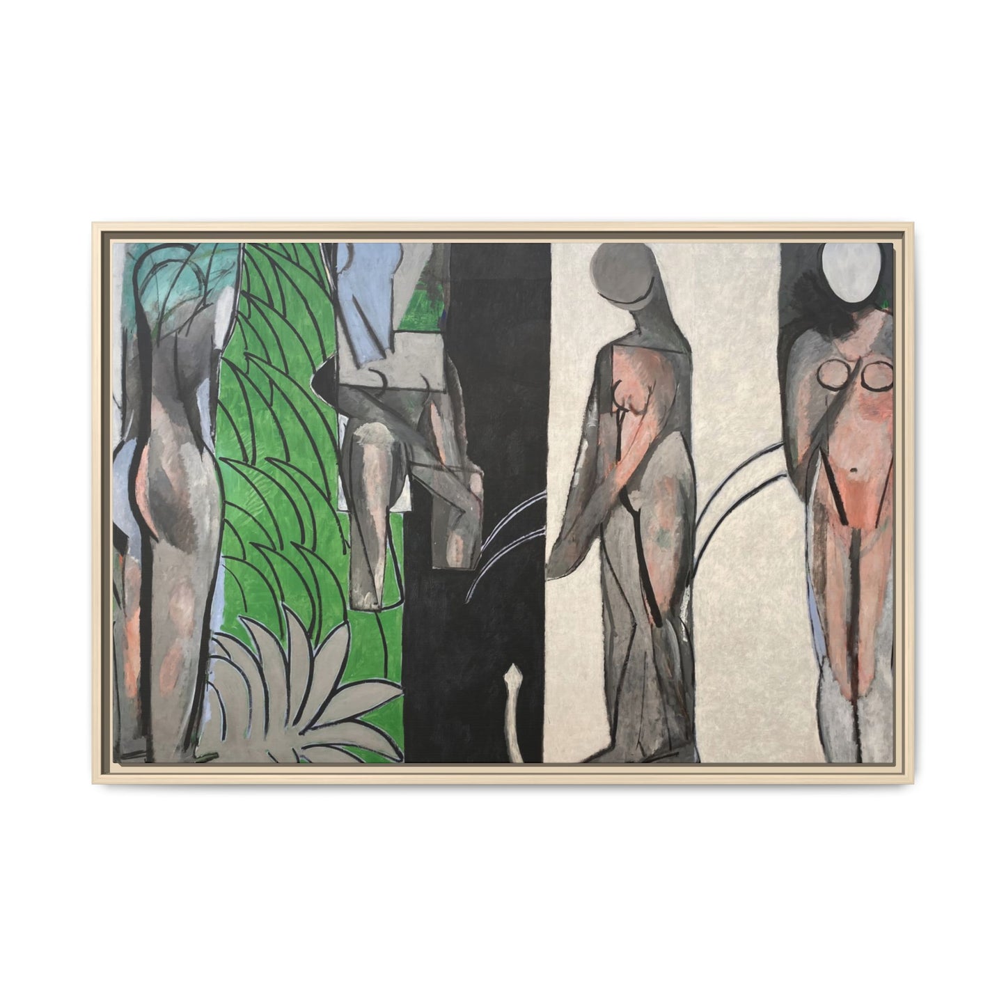 Matisse, Henri - Bathers by a River (1917) - Matte Canvas, Framed
