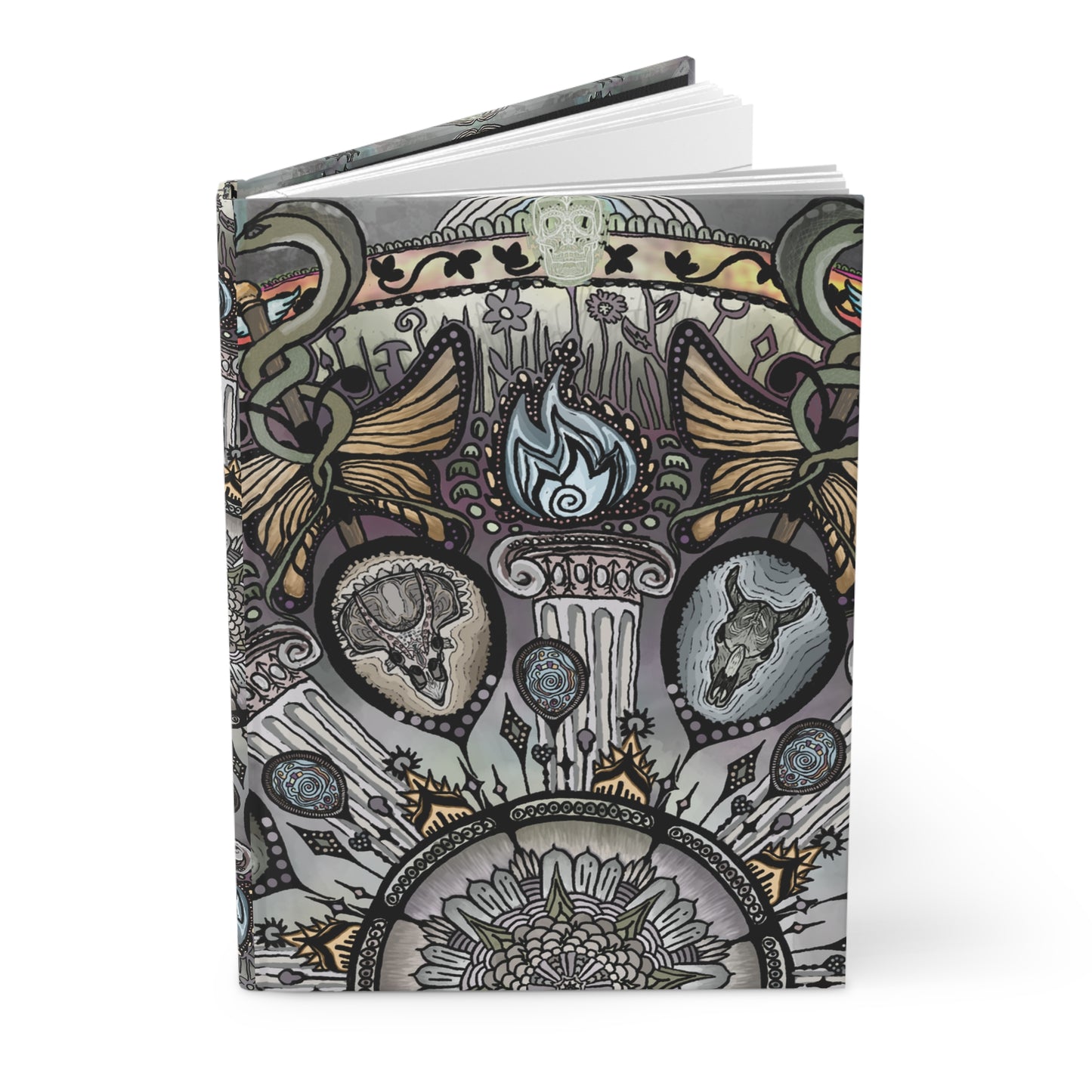 Pacio, Adam - Memento Mori Mandala - Hardcover Journal Matte