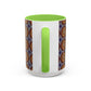 Pacio, Adam - Solar Disc Mandala - Colorful Accent Mugs