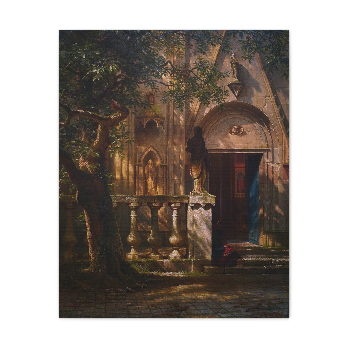 Bierstadt, Albert - Sunlight and Shadow  (1854) - Canvas Block, unframed