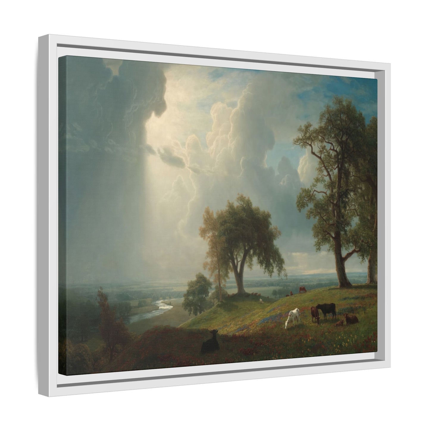 Bierstadt, Albert - California Spring (1875) - Matte Canvas, Framed