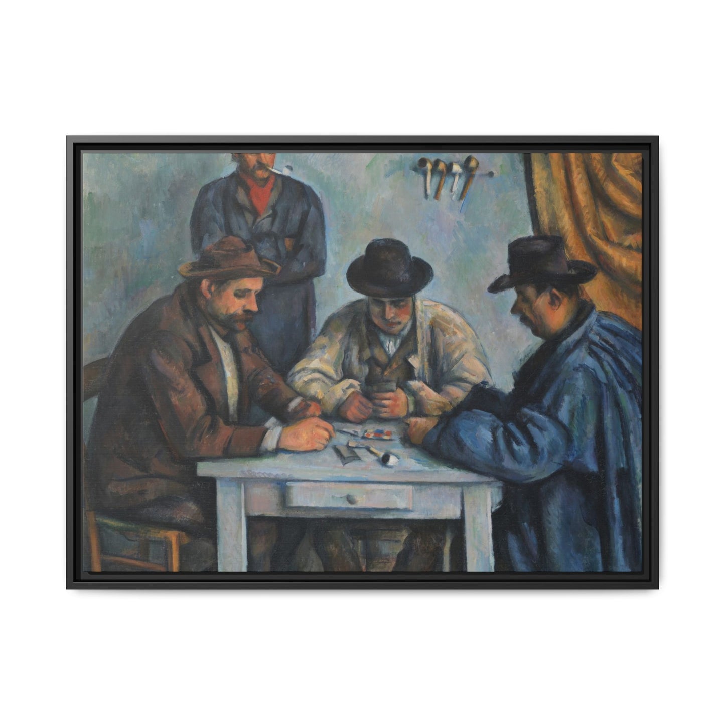Cézanne, Paul - The Card Players (1892) - Matte Canvas, Framed