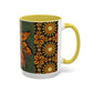 Pacio, Adam - Monarch Butterfly Mandala - Colorful Accent Mugs