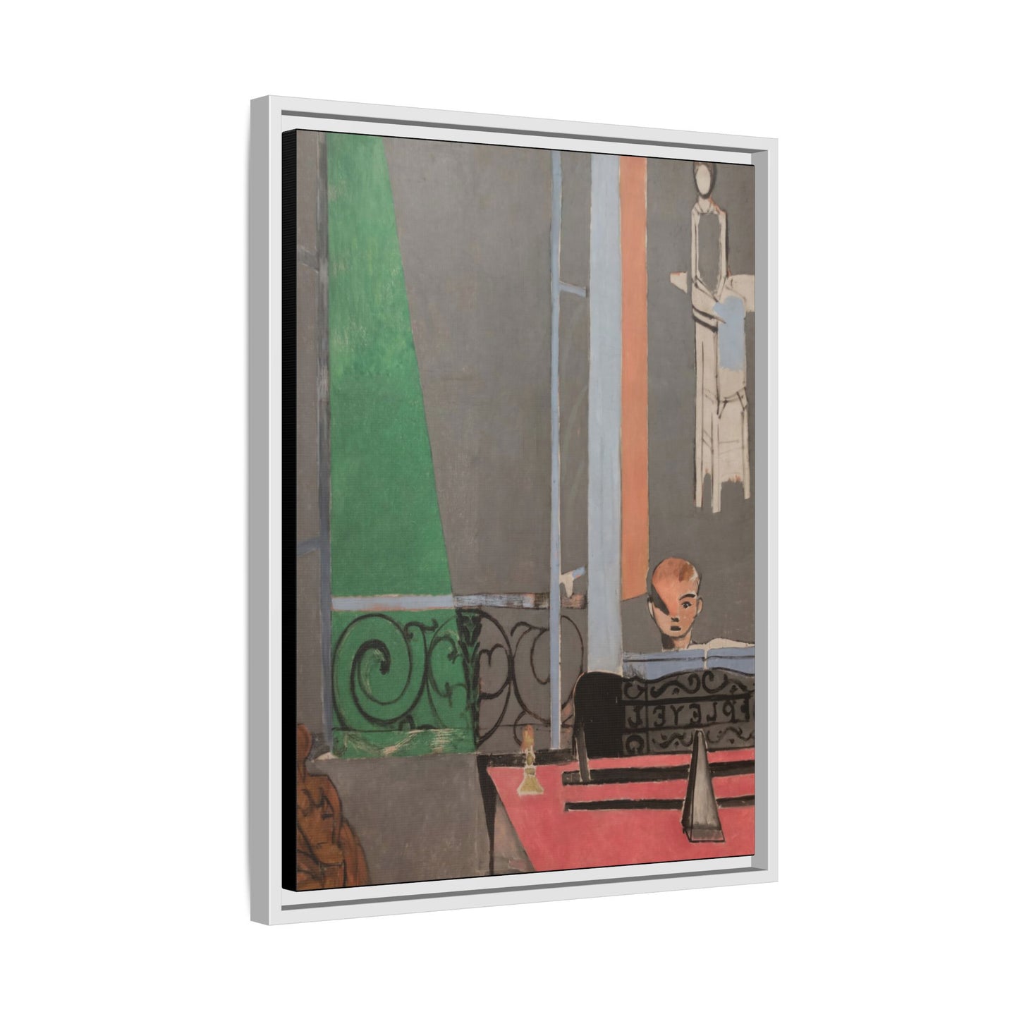 Matisse, Henri - Piano Lesson (1916) - Matte Canvas, Framed