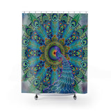 Melek Taus Mandala - Shower Curtains