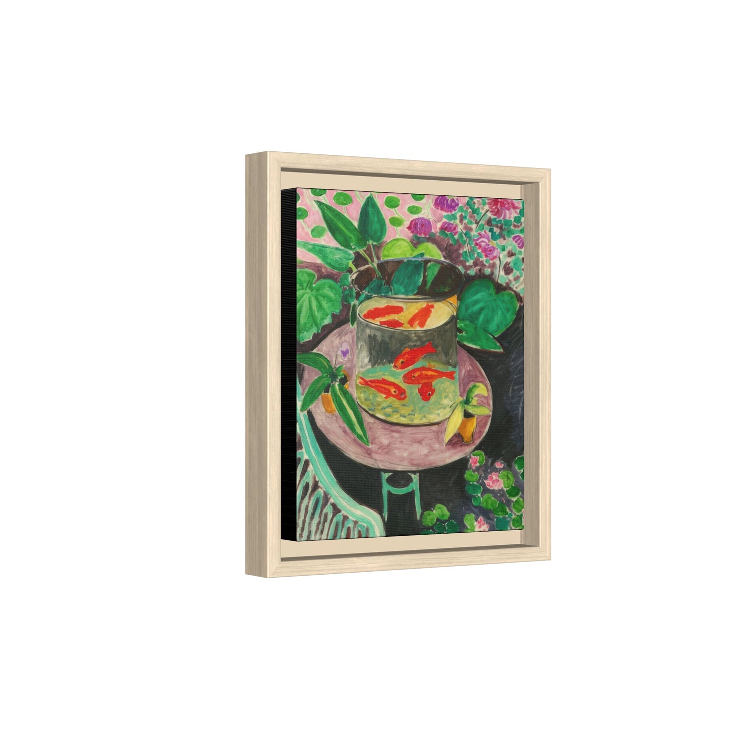 Matisse, Henri - The Goldfish (1912) - Matte Canvas, Framed
