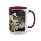 Courbet, Gustave - The Stone Breakers (1850) - Colorful Accent Mugs
