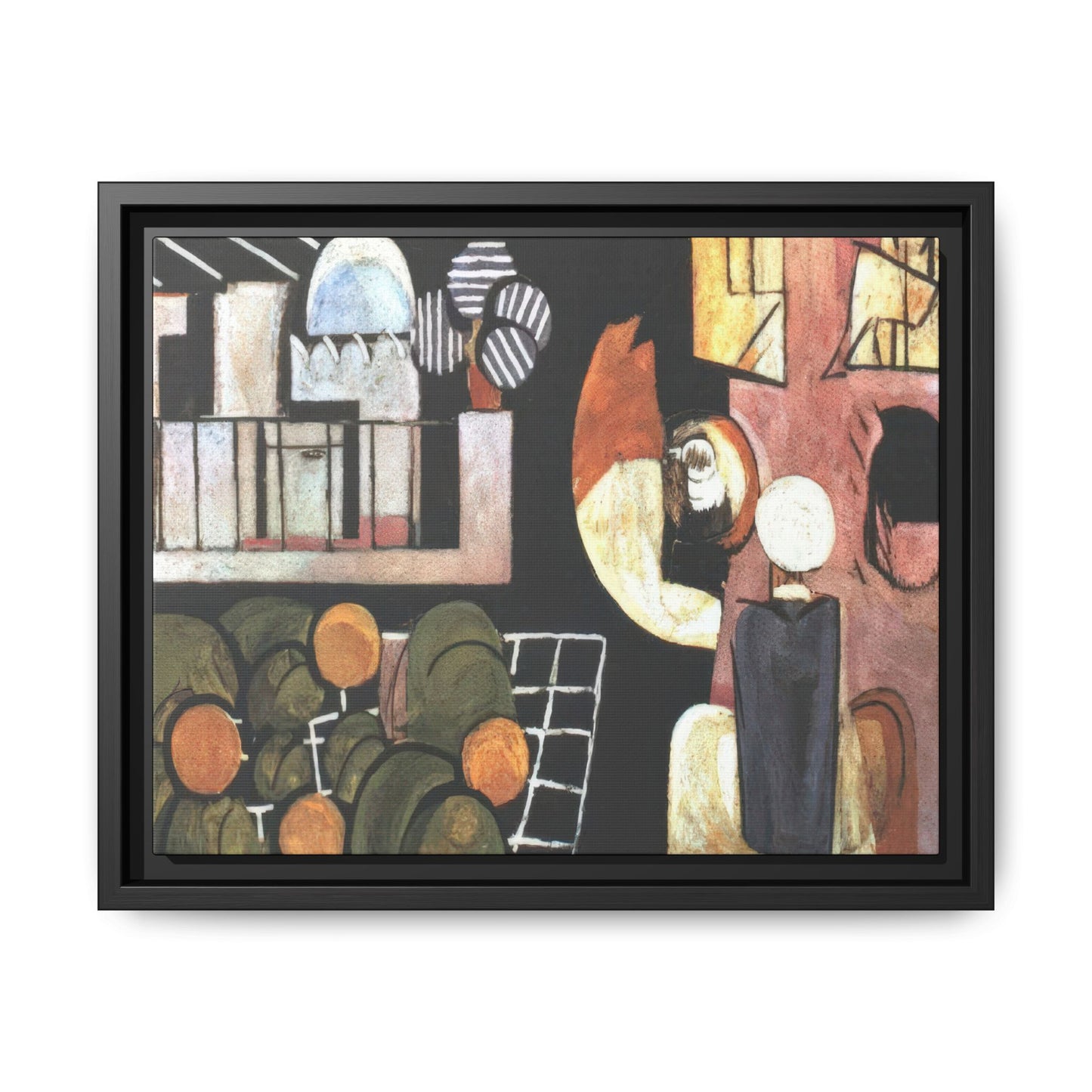 Matisse, Henri - The Moroccans (1916) - Matte Canvas, Framed
