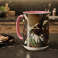 Courbet, Gustave - The Desperate Man (1843) - Colorful Accent Mugs