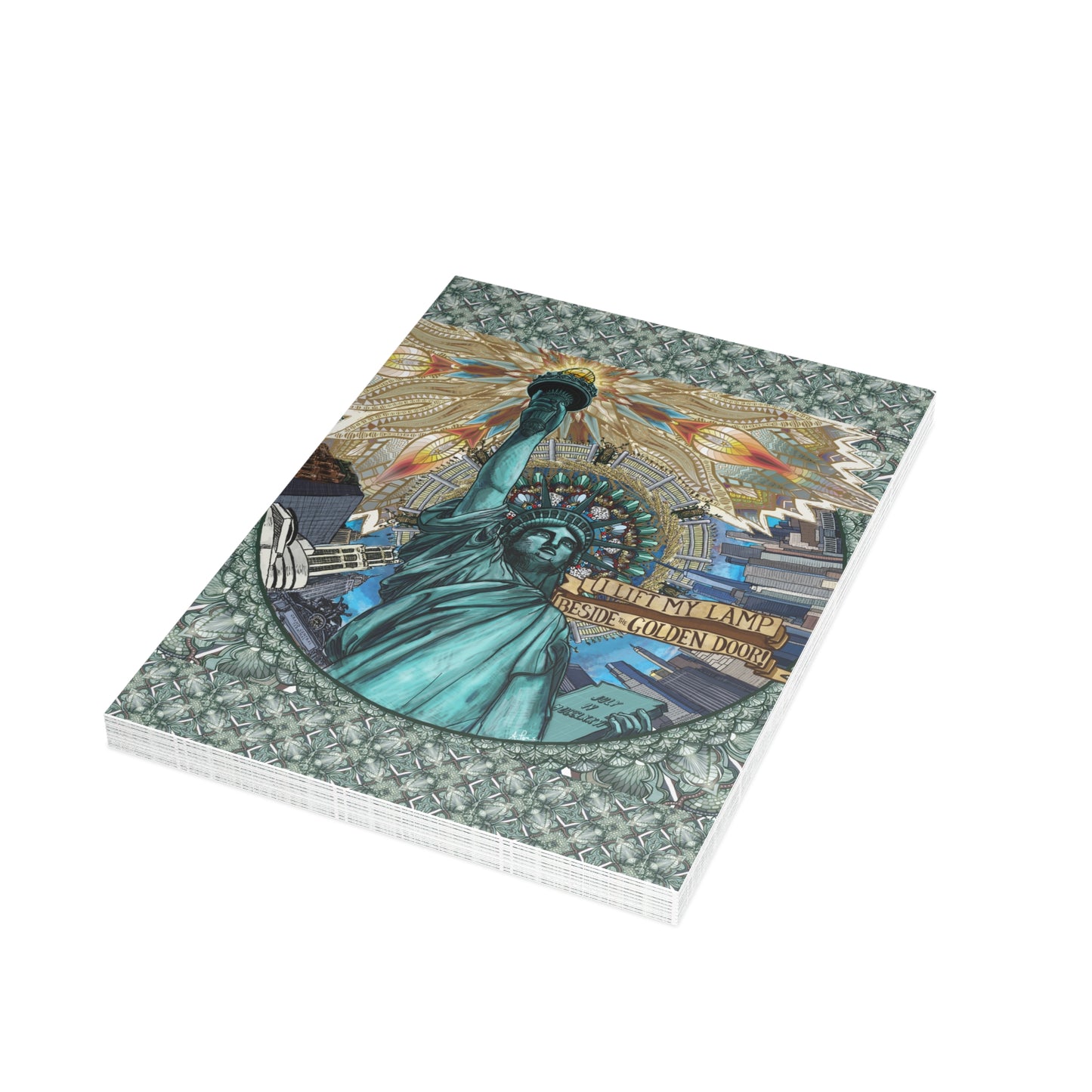 Pacio, Adam - Liberty Mandala - Postcard Bundles with Envelopes Included