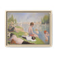 Seurat, Georges - Bathers at Asnières (1884) - Matte Canvas, Framed