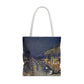 Pissarro, Camille - The Boulevard Montmartre At Night (1897) - Tote Bag