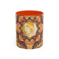 Filiger, Charles - Woman’s Head with Closed Eyes (1893) - Colorful Accent Mugs