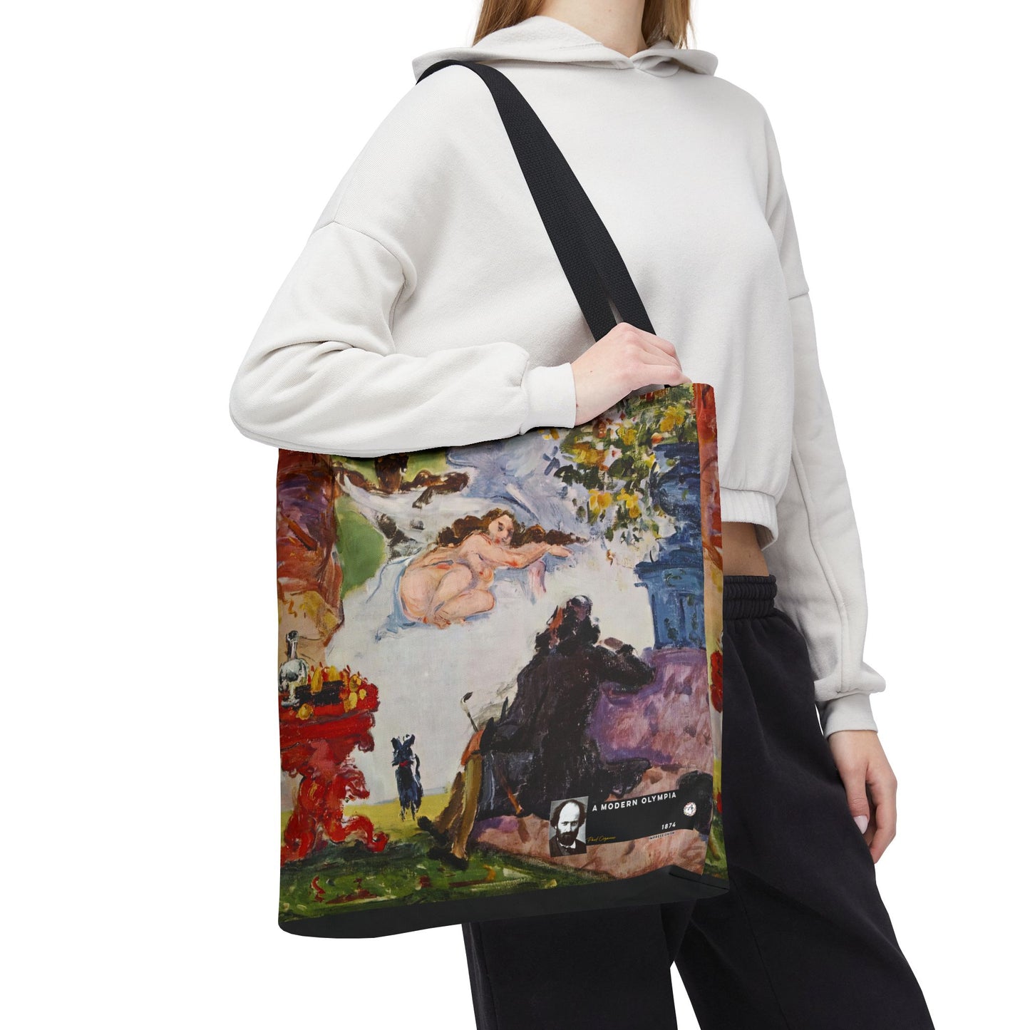 Cézanne, Paul - A Modern Olympia (1874) - Tote Bag