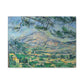 Cézanne, Paul - Mont Sainte-Victoire with Large Pine (1887) - Canvas Block, unframed