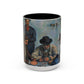 Cézanne, Paul - The Card Players (1892) - Colorful Accent Mugs