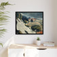 Cézanne, Paul - L’Estaque, Melting Snow (1870) - Matte Canvas, Framed