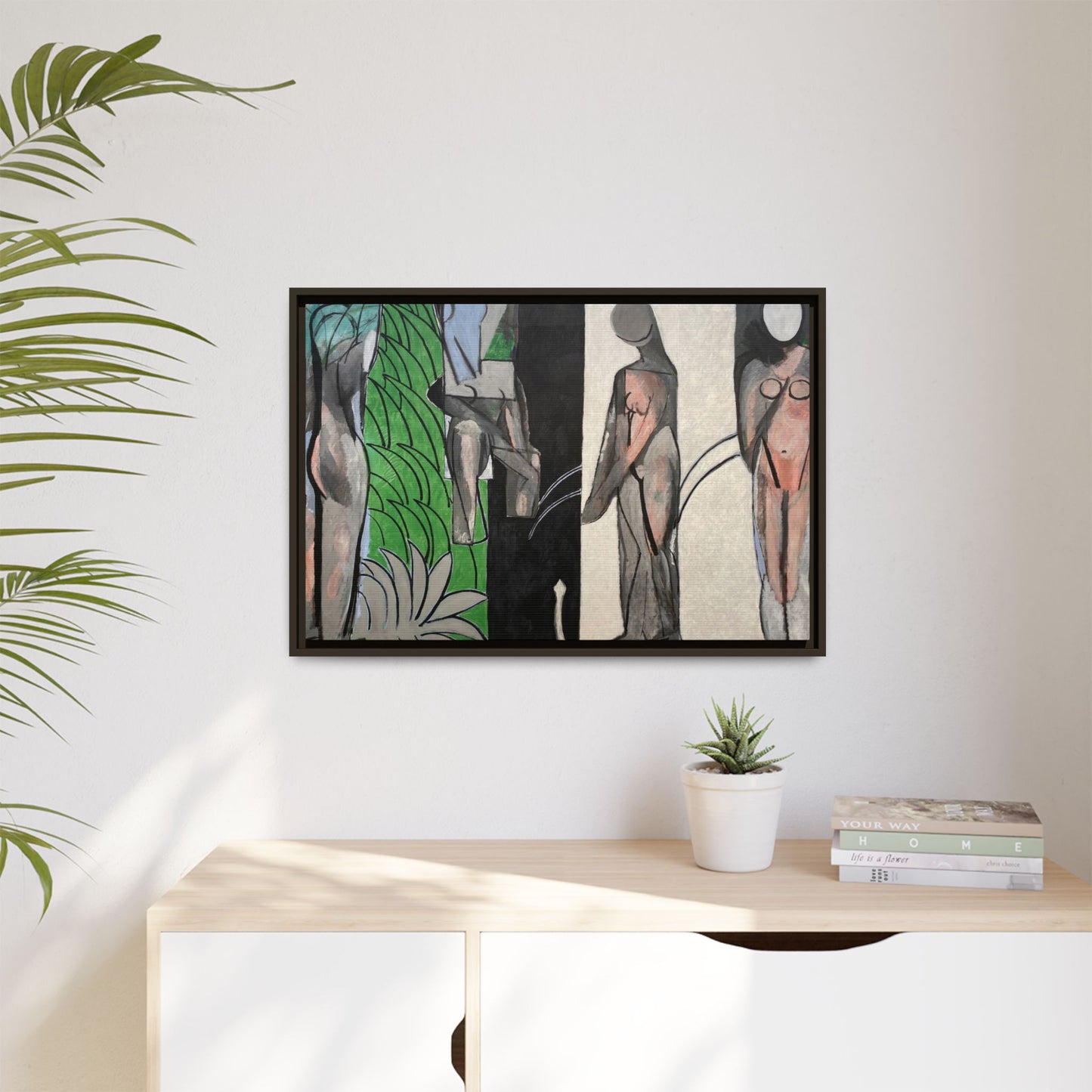 Matisse, Henri - Bathers by a River (1917) - Matte Canvas, Framed