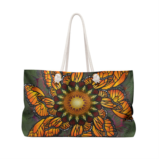 Pacio, Adam - Monarch Butterfly Mandala - Weekender Bag