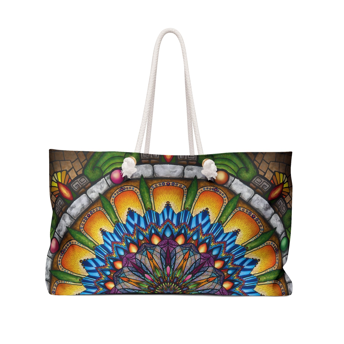 Pacio, Adam - Emerald Arrows Mandala - Weekender Bag