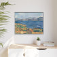 Cézanne, Paul - The Bay of Marseille, Seen from L'Estaque (1885) - Matte Canvas, Framed