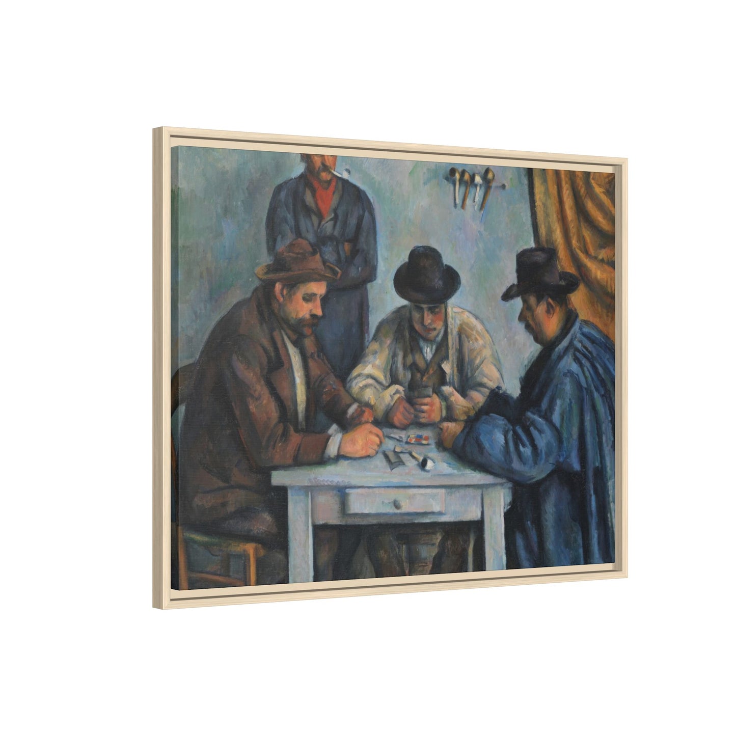Cézanne, Paul - The Card Players (1892) - Matte Canvas, Framed