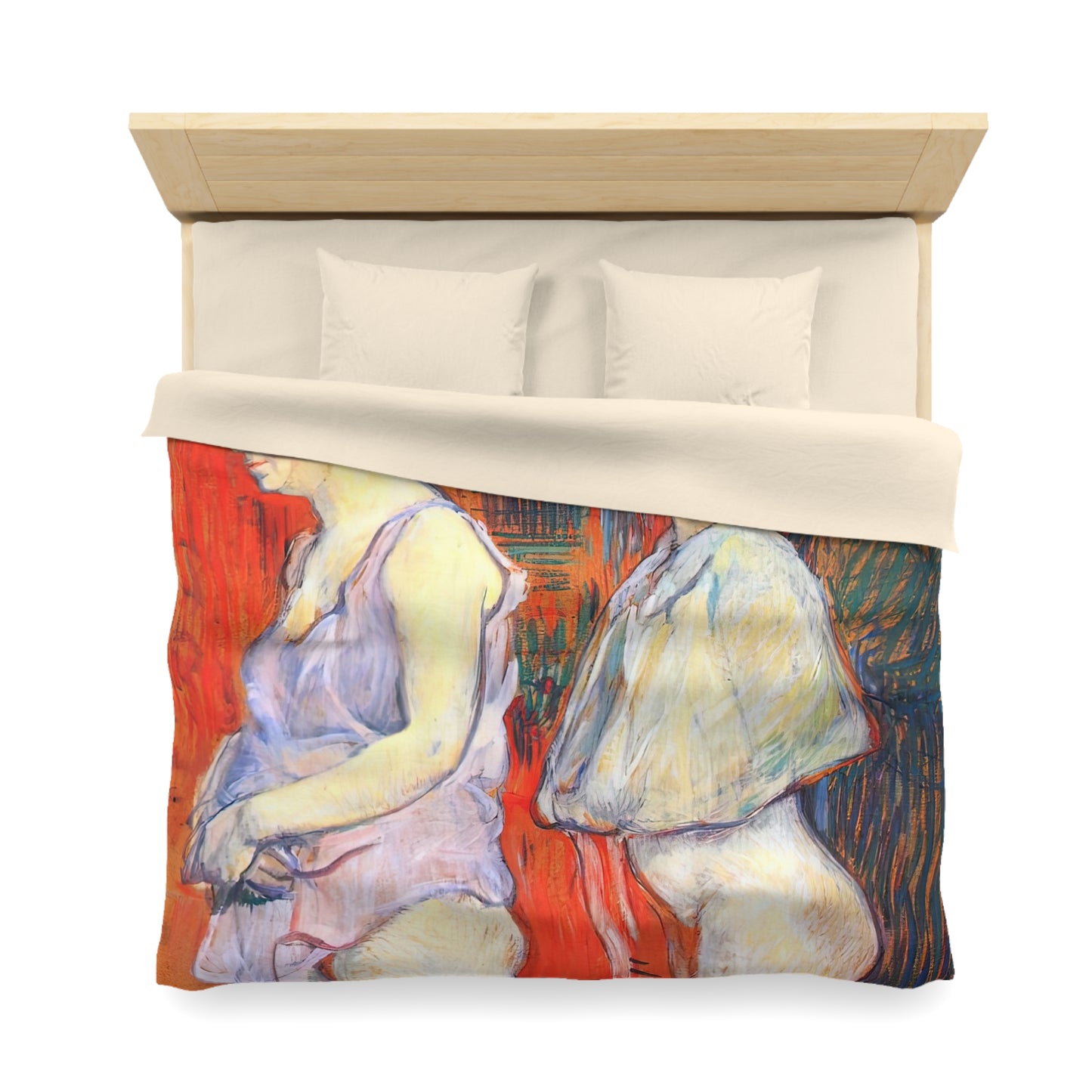 Toulouse-Lautrec, Henri - The Medical Inspection (1894) - Microfiber Duvet Cover