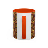 Lion Summer Mandala - Colorful Accent Mugs