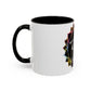 AdamPacio.com - Black Logo - Colorful Accent Mugs
