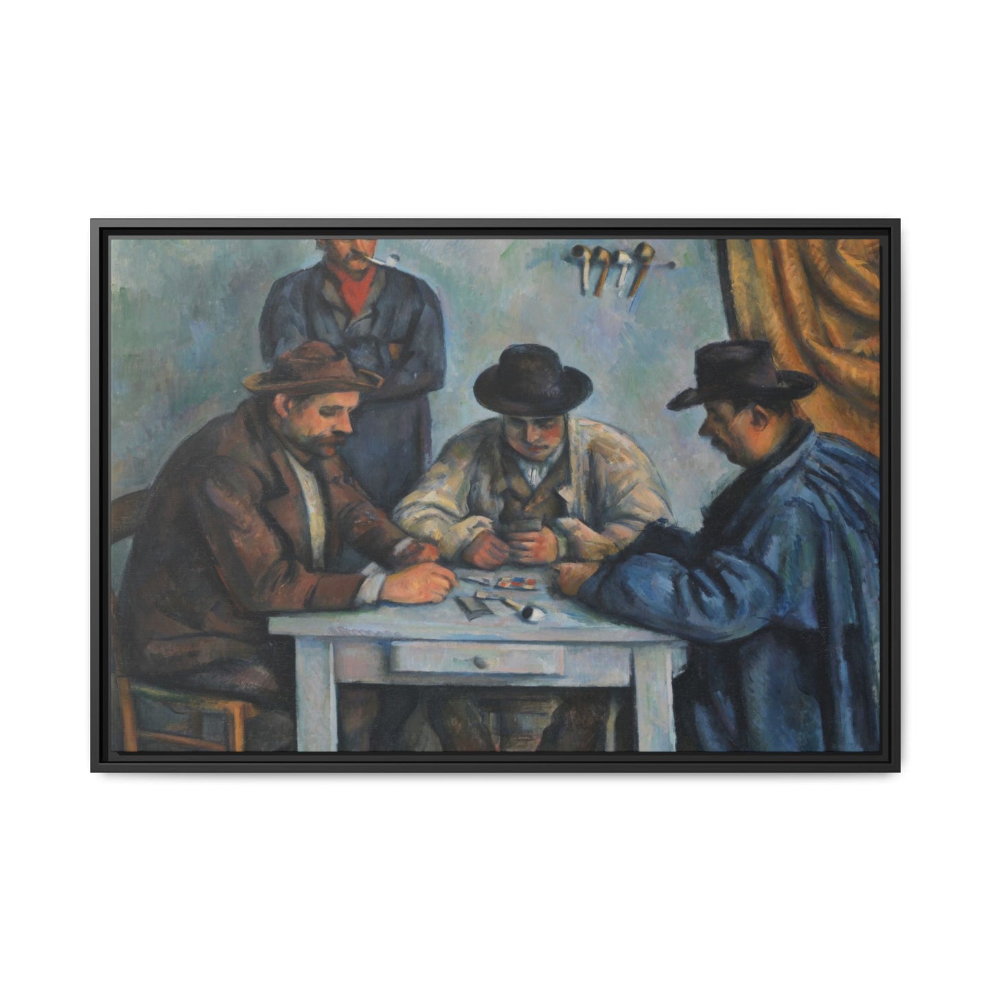 Cézanne, Paul - The Card Players (1892) - Matte Canvas, Framed