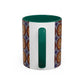 Pacio, Adam - Solar Disc Mandala - Colorful Accent Mugs