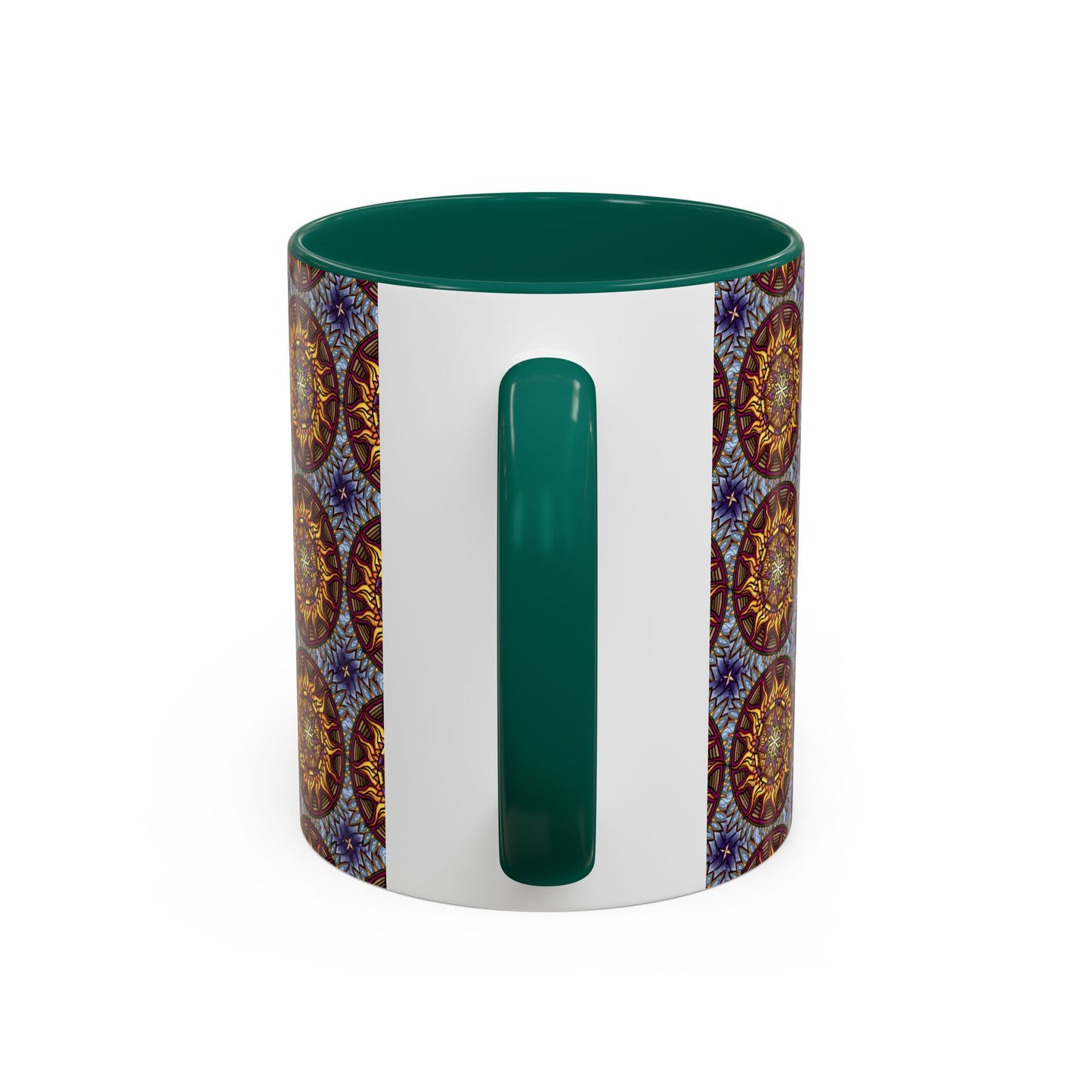Pacio, Adam - Solar Disc Mandala - Colorful Accent Mugs