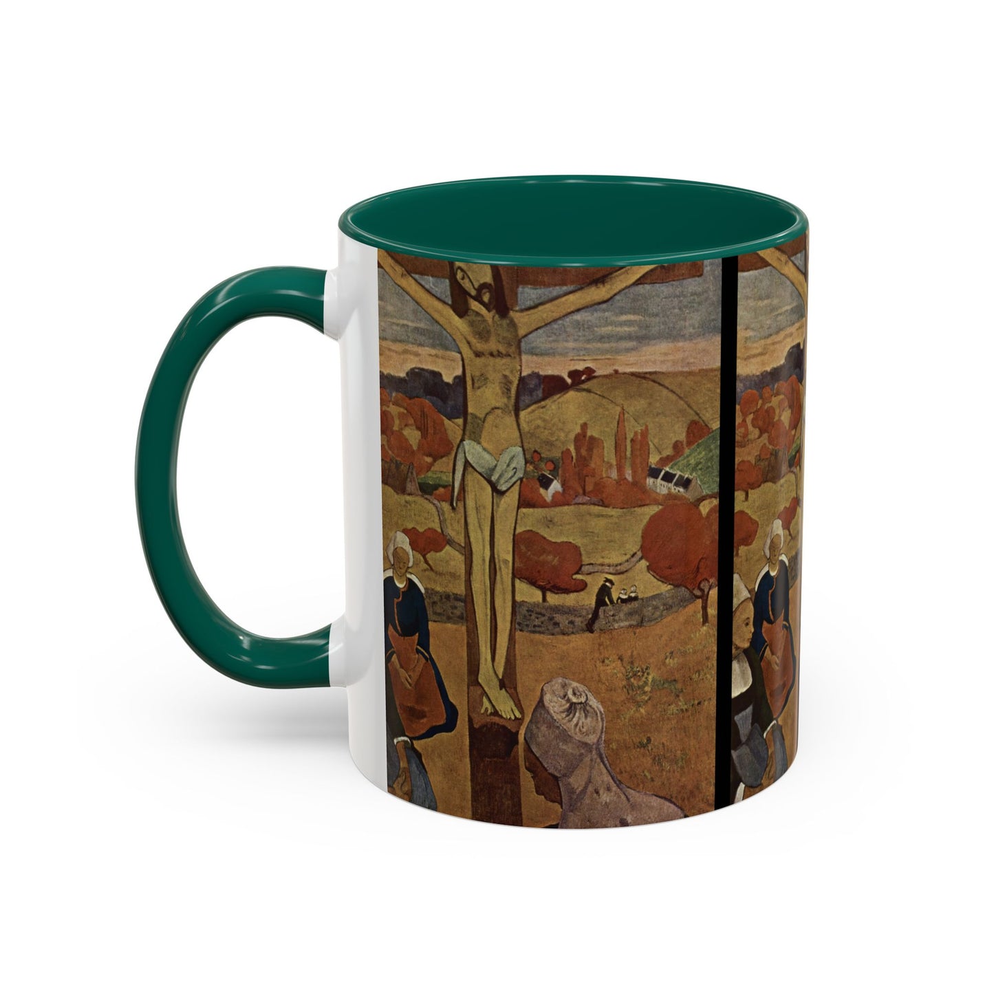 Gauguin, Paul - The Yellow Christ (1889) - Colorful Accent Mugs