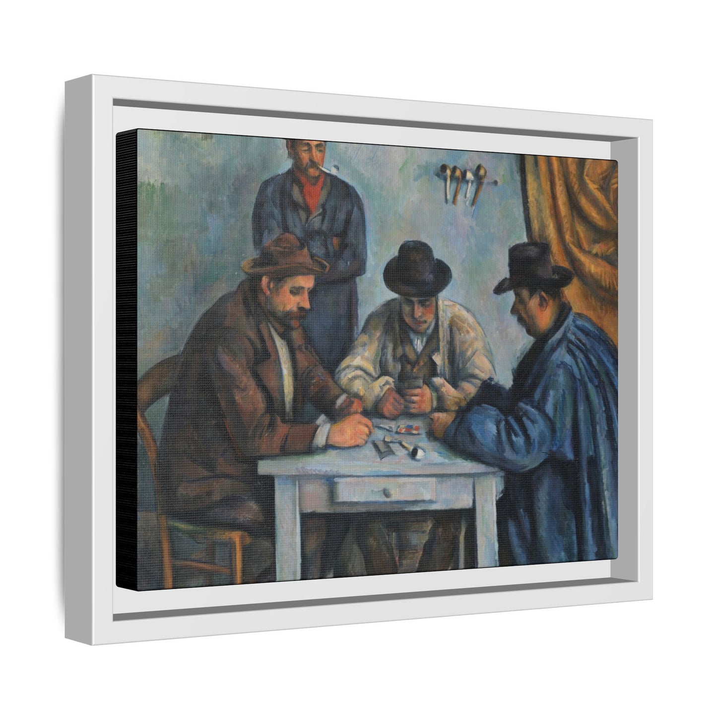 Cézanne, Paul - The Card Players (1892) - Matte Canvas, Framed