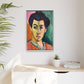 Matisse, Henri - The Green Stripe (1905) - Matte Canvas, Framed