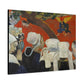 Gauguin, Paul - Vision of the Sermon (1888) - Canvas Block, unframed