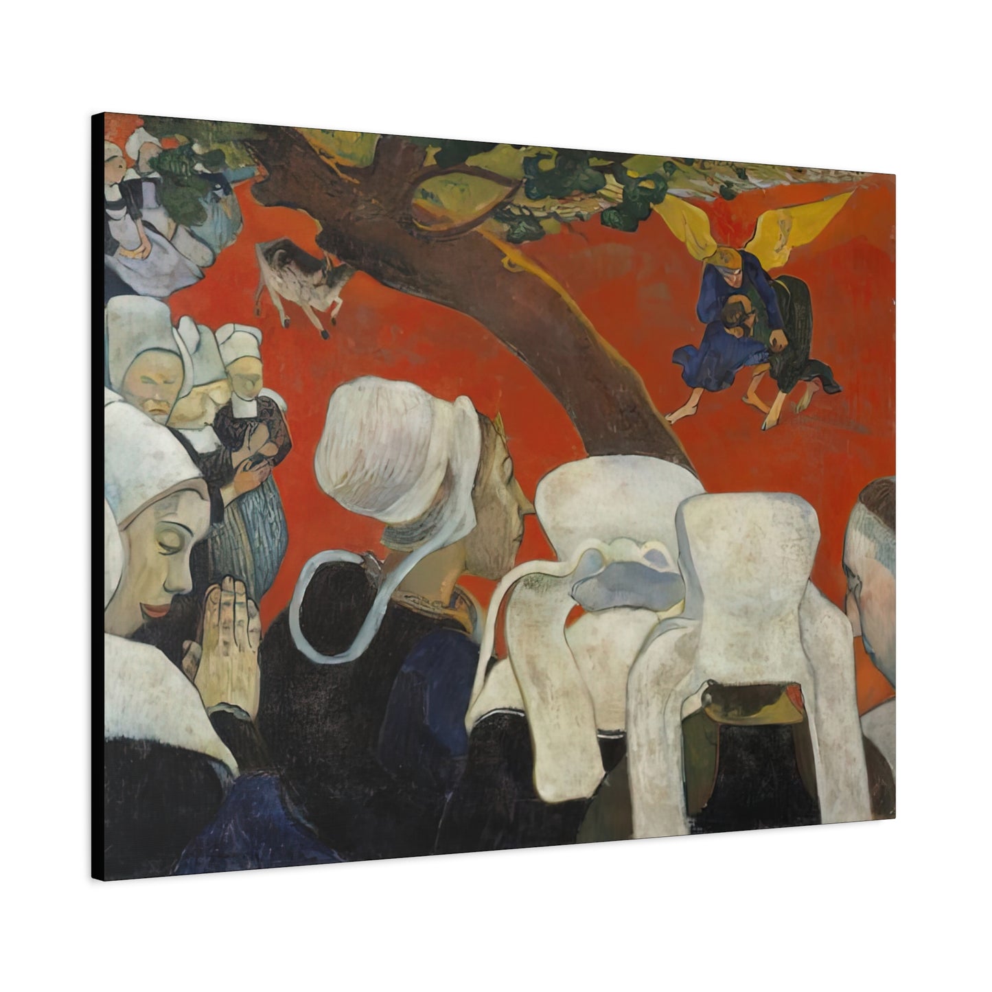 Gauguin, Paul - Vision of the Sermon (1888) - Canvas Block, unframed