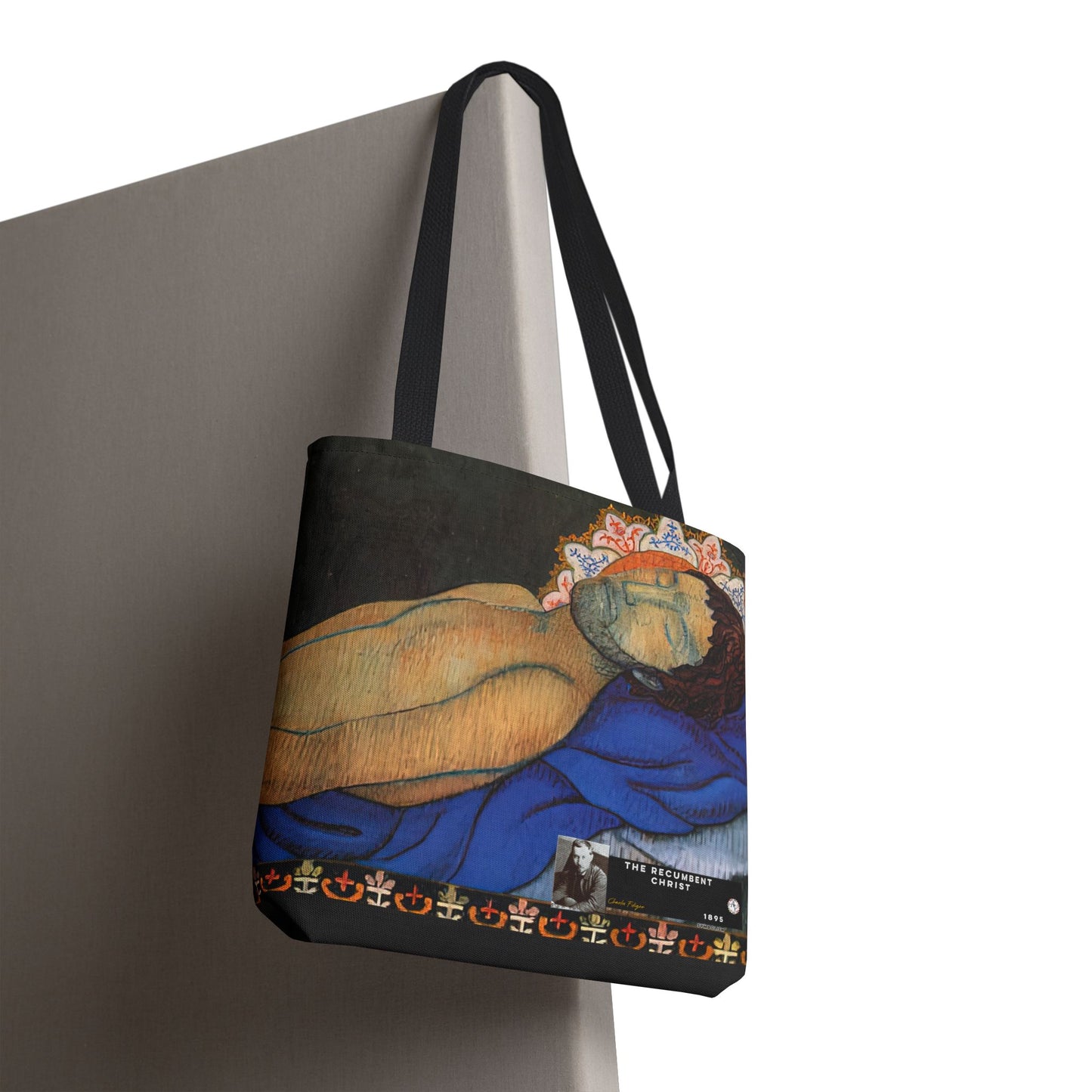 Filiger, Charles - The Recumbent Christ (1895) - Tote Bag