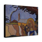 Filiger, Charles - Virgin and Two Angels (1895) - Canvas Block, unframed