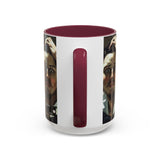 Courbet, Gustave - The Desperate Man (1843) - Colorful Accent Mugs