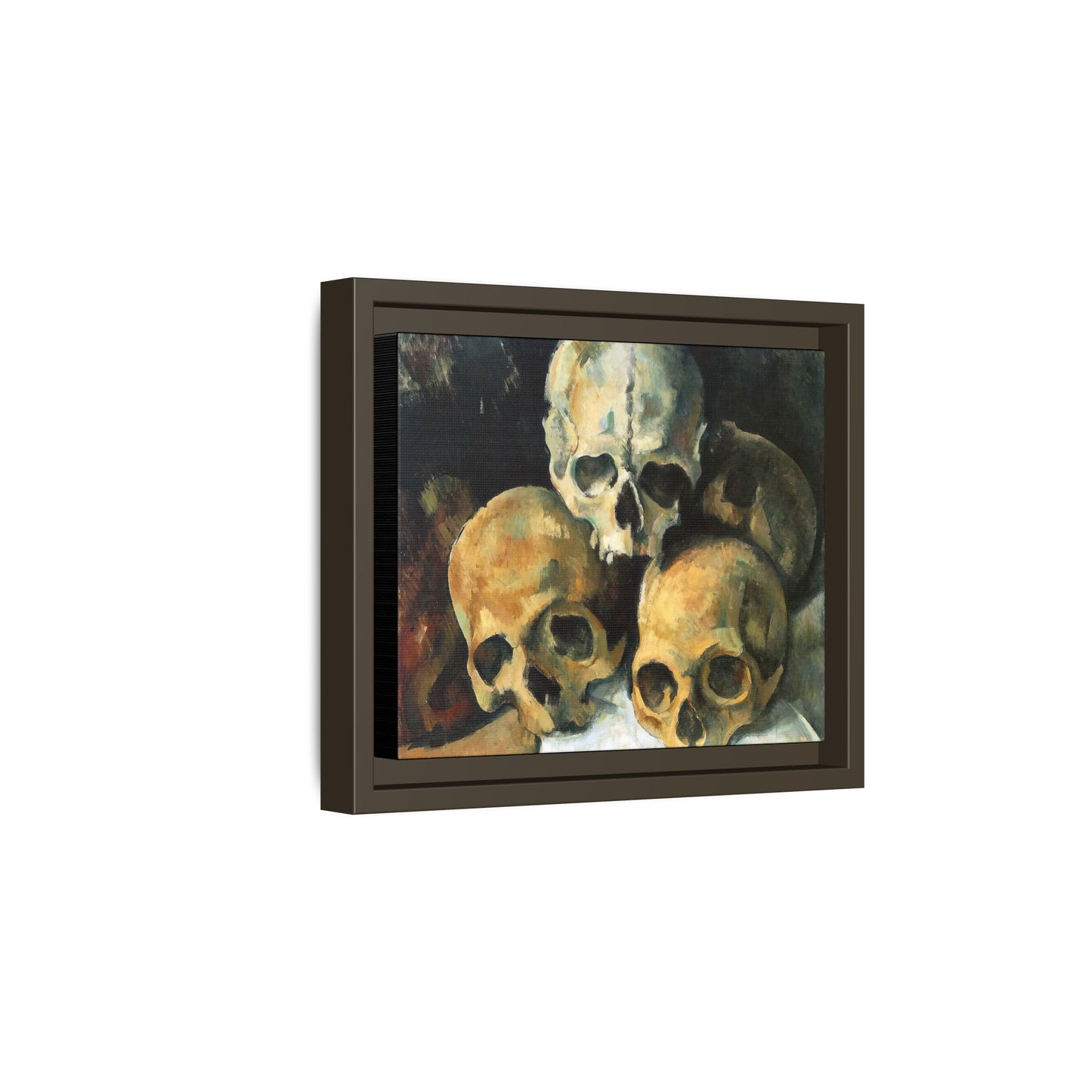 Cézanne, Paul - Pyramid of Skulls (1901) - Matte Canvas, Framed