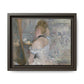 Morisot, Berthe - Woman at Her Toilette (1880) - Matte Canvas, Framed