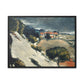 Cézanne, Paul - L’Estaque, Melting Snow (1870) - Matte Canvas, Framed
