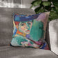 Matisse, Henri - Woman with a Hat (1905) - Suede Square Pillowcase