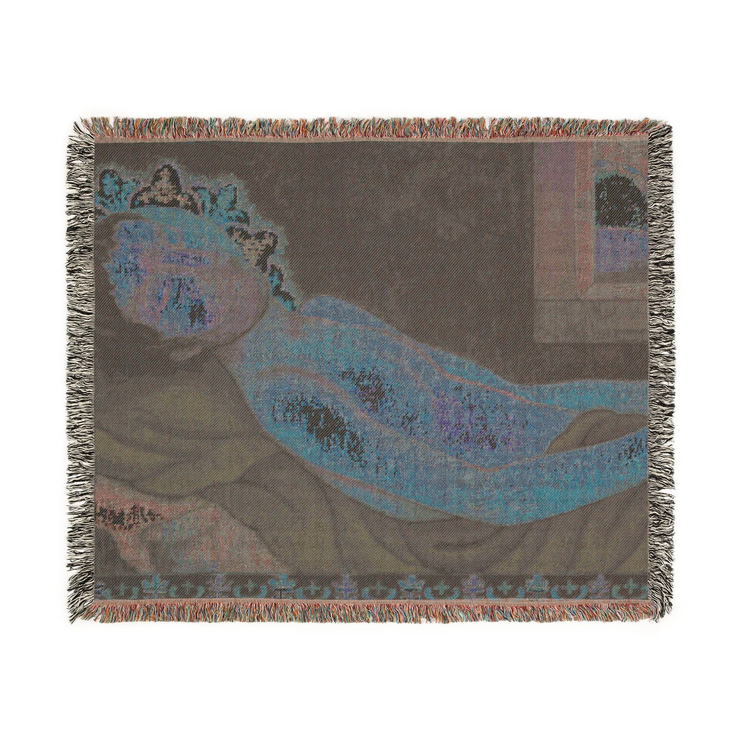 Filiger, Charles - Recumbent Christ (1895) - Woven Blanket