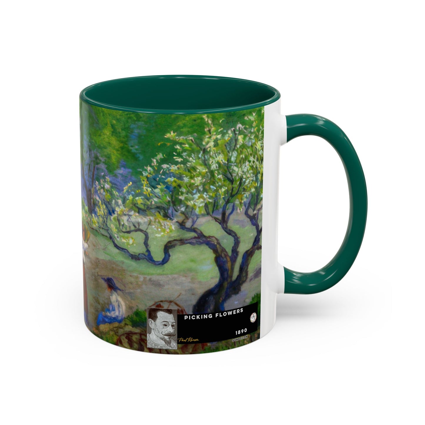 Ranson, Paul - Picking Flowers (1890) - Colorful Accent Mugs