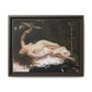 Courbet, Gustave - Woman with a Parrot (1866) - Matte Canvas, Framed