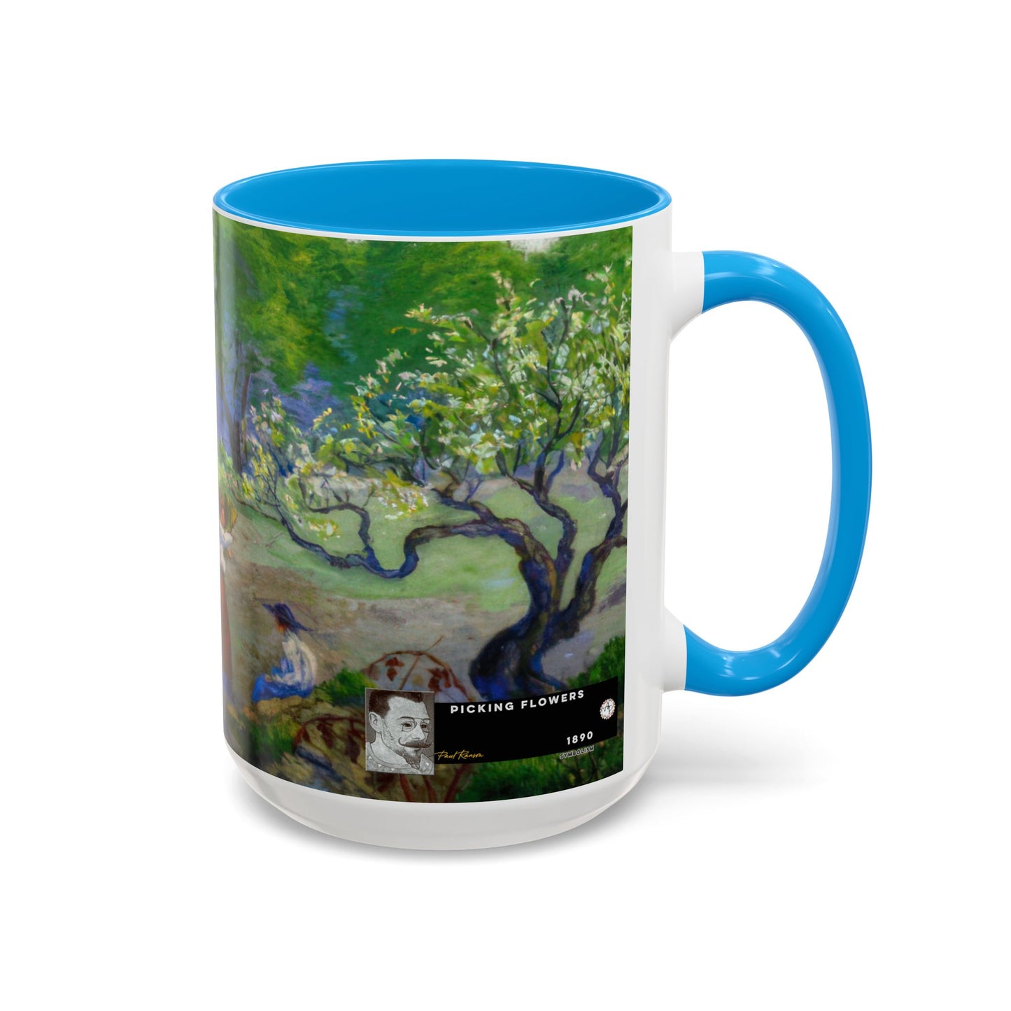 Ranson, Paul - Picking Flowers (1890) - Colorful Accent Mugs