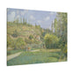 Pissarro, Camille - A Cowherd at Valhermeil, Auvers-sur-Oise (1874) - Canvas Block, unframed